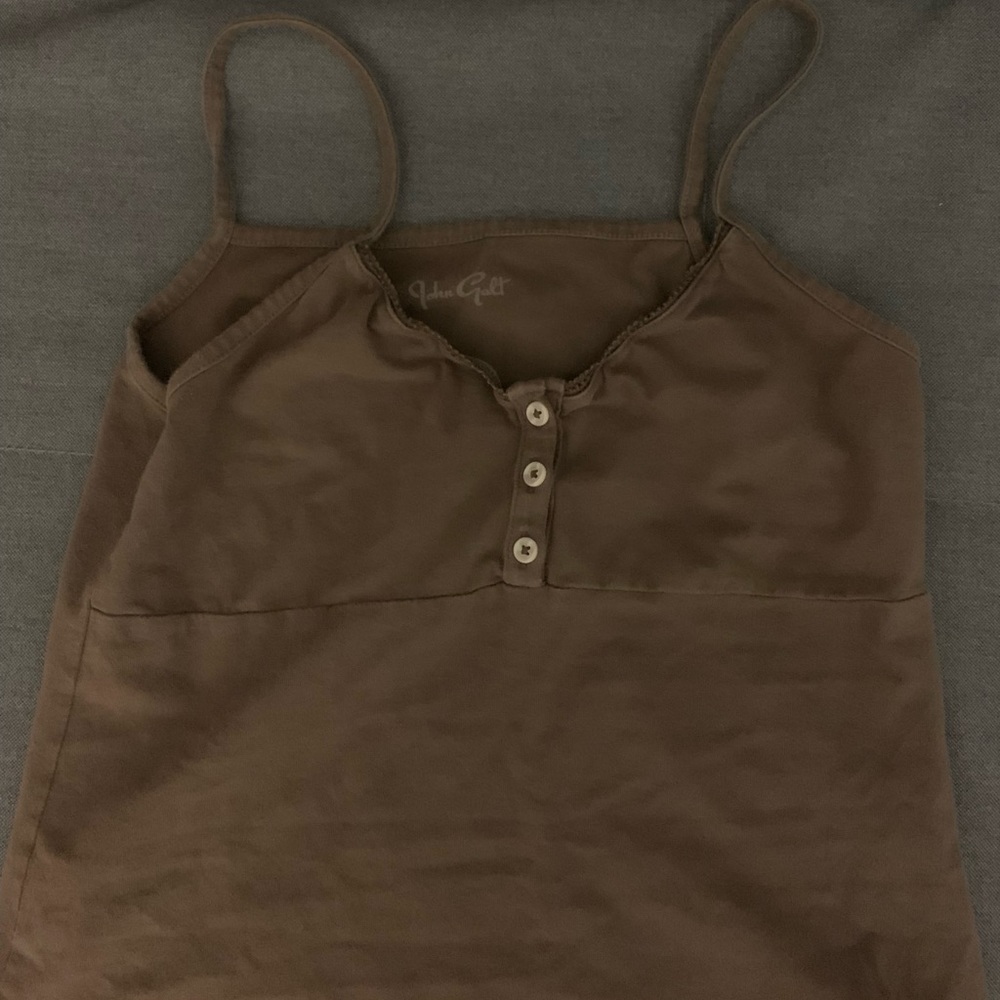 john galt brown tank top